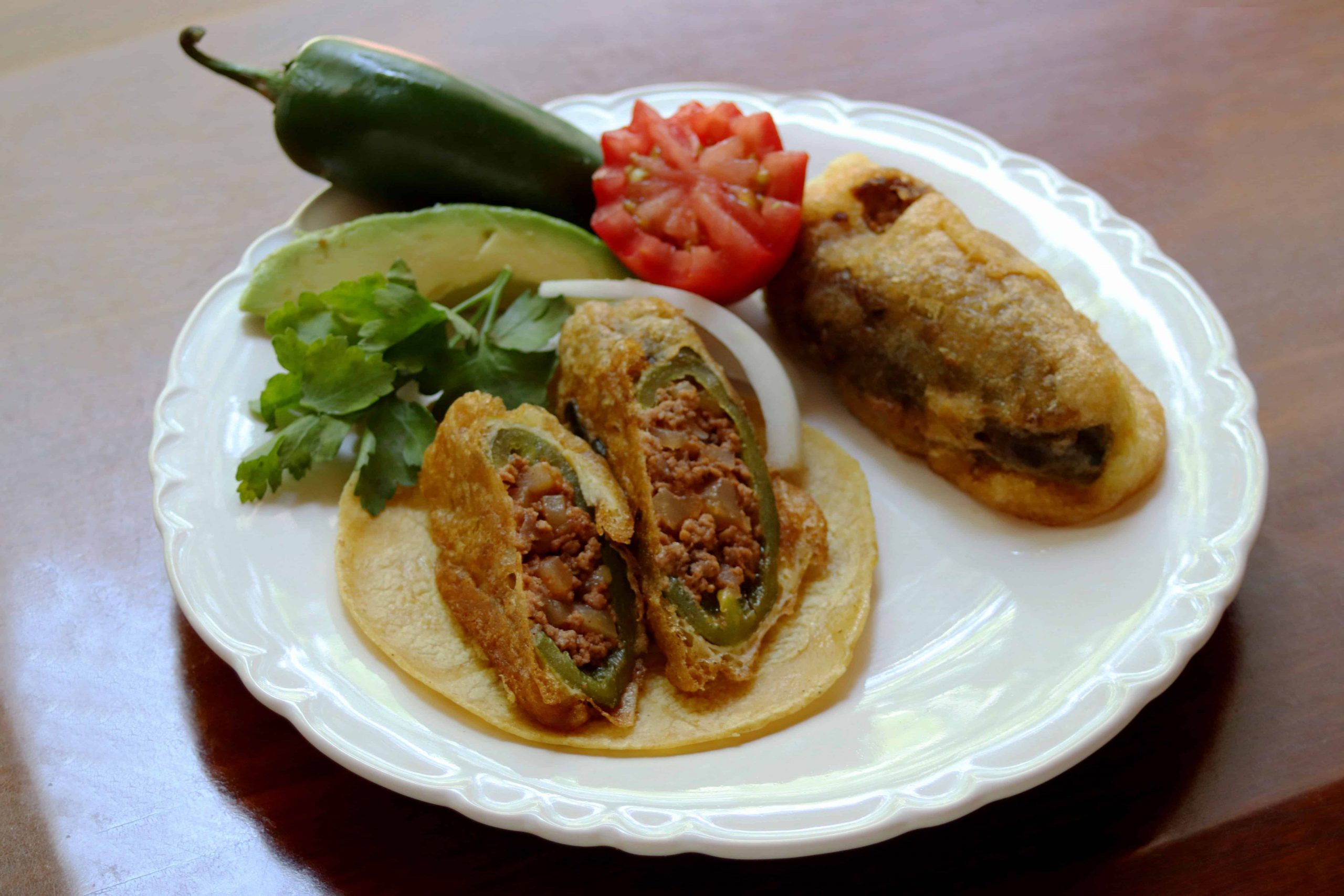 Chiles Jalapeños Rellenos De Picadillo Para Tacos